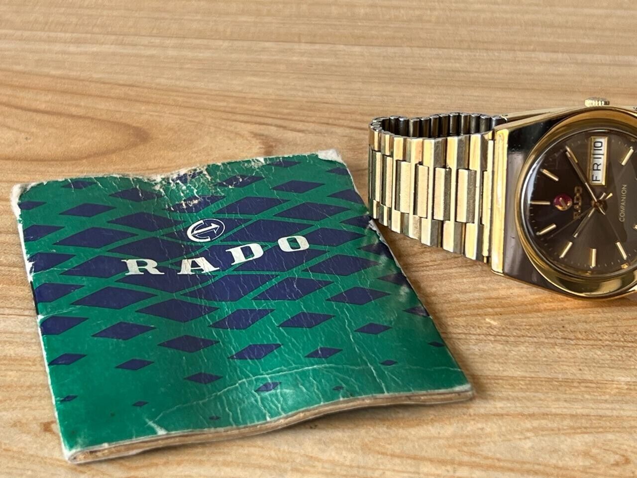 Vintage Rado Companion 37mm Automatic Men's Watch, Swiss Made, Perfect + Papers
