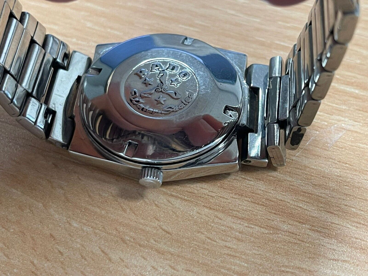 Vintage Watch Rado SILVER SABRE Automatic Mens Watch, 34mm Swiss Made