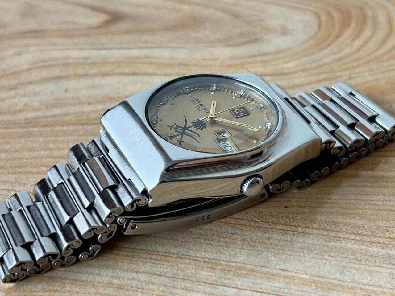 Vintage Candino 2000 Diamond Dial Automatic 34mm Men’s Watch, Perfect