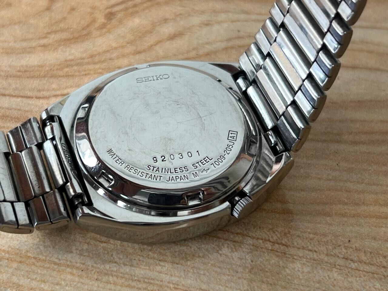 Vintage Seiko 5 Black 7009-205J Automatic 36mm Men’s Watch, Perfect