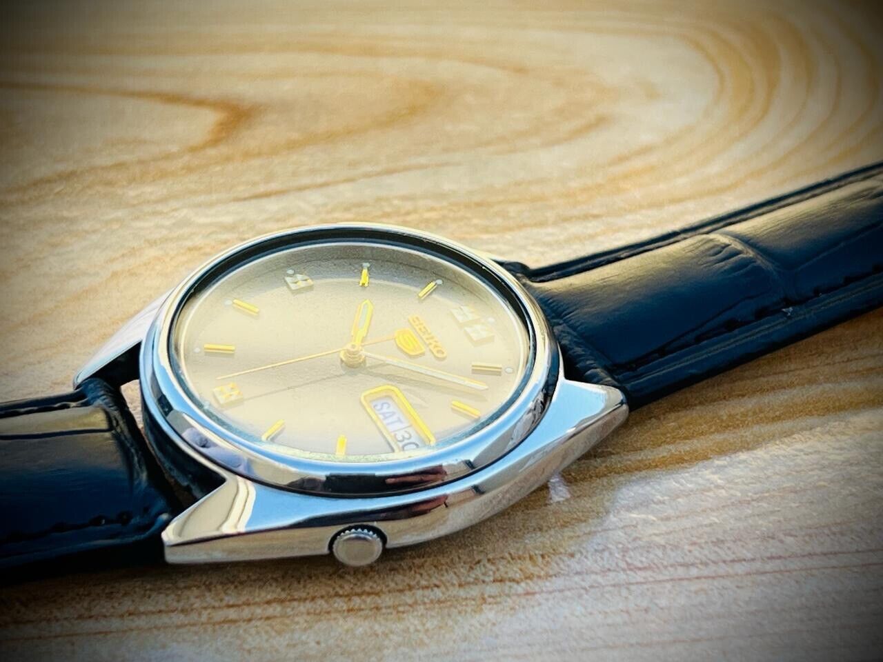 Seiko 5 Automatic Grey Dial 21 Jewels 7s26-0480 Japan 37mm