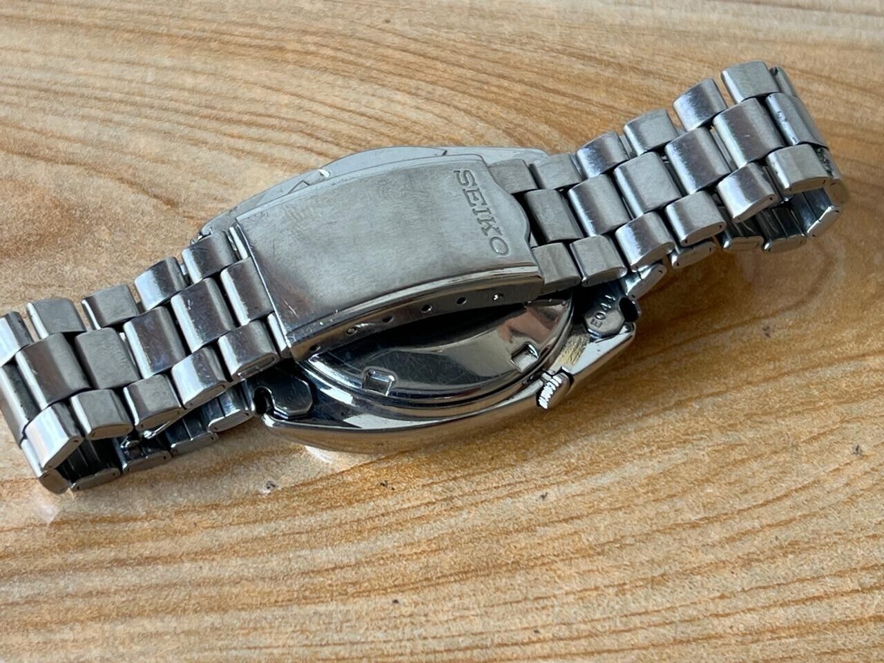 Vintage Seiko 5 Blue Diamond Dial 6309-5840 Automatic 35mm Men’s Watch, Perfect