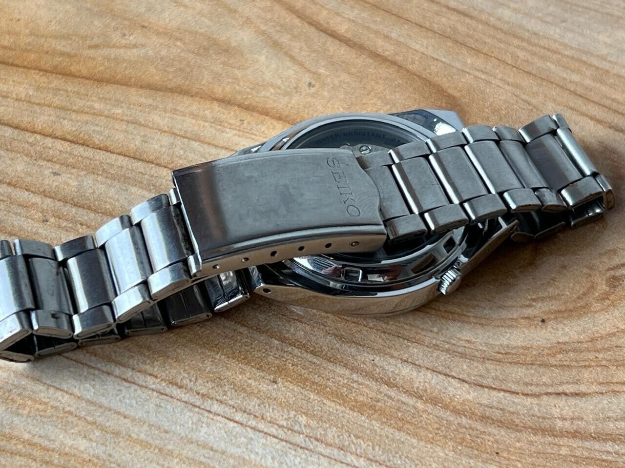 Seiko 5 Silver Dial 7s26-02s0 Automatic 21 Jewels 37mm Men’s Watch, Perfect