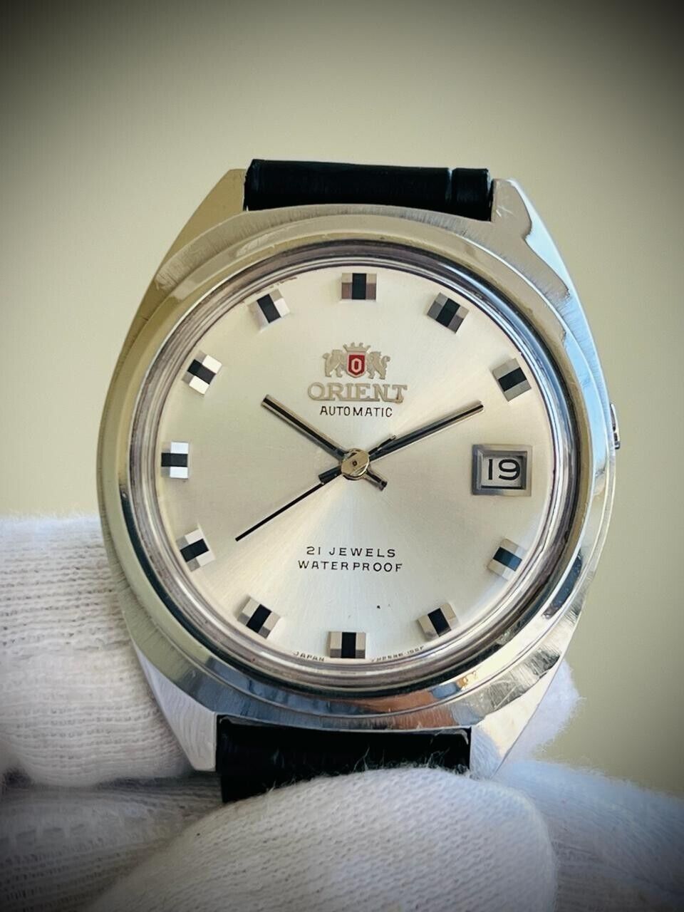 Vintage Orient Silver Dial Automatic 38mm Mens Watch, Perfect