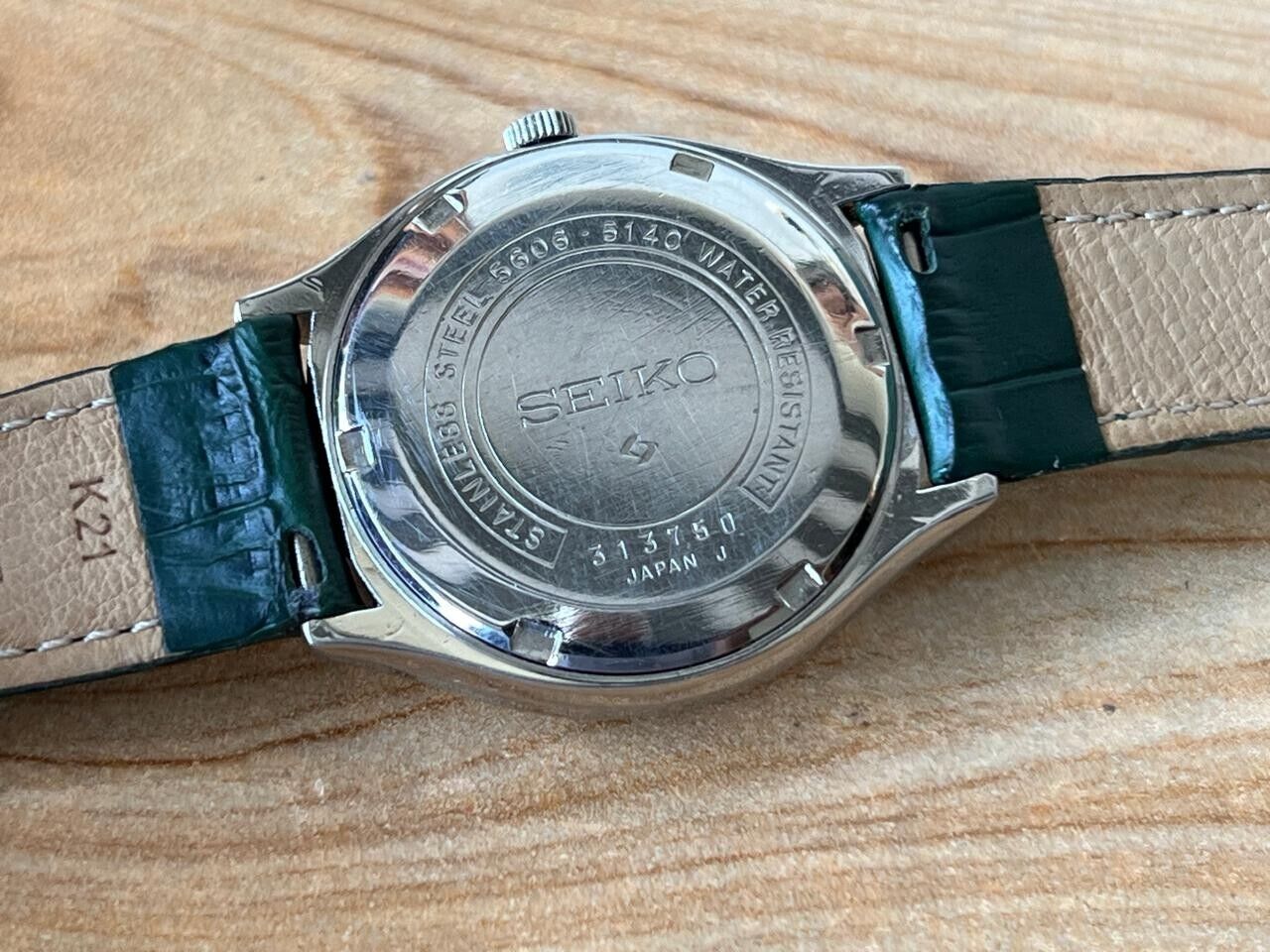 Vintage Seiko LM 25 Jewels RARE Dial 5606-5140 Automatic Mens Watch, 35mm
