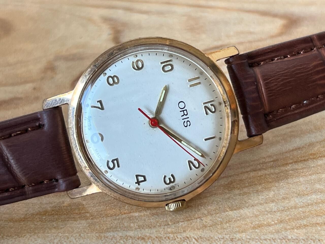 Vintage Oris Manual Wind RARE Slim 33mm Men’s Watch, Perfect