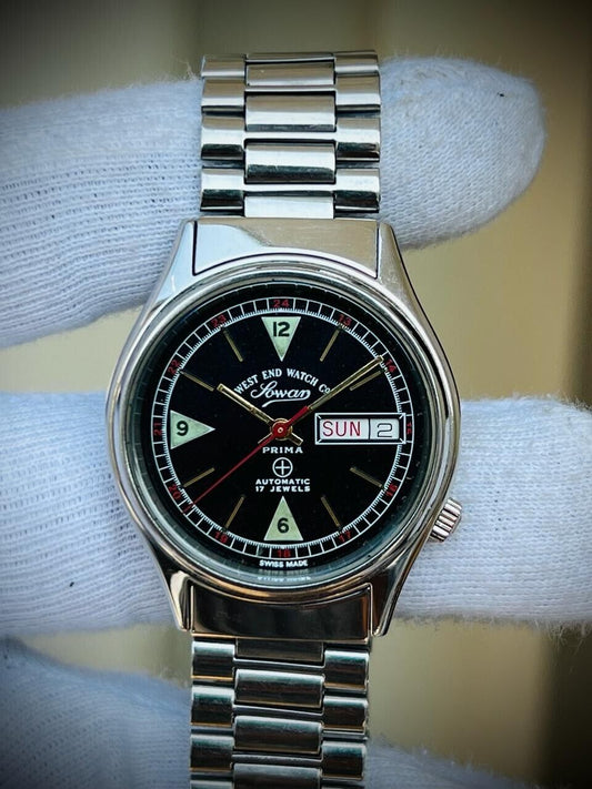 Vintage West End Special Dial 36mm Automatic Gents Watch Swiss Made