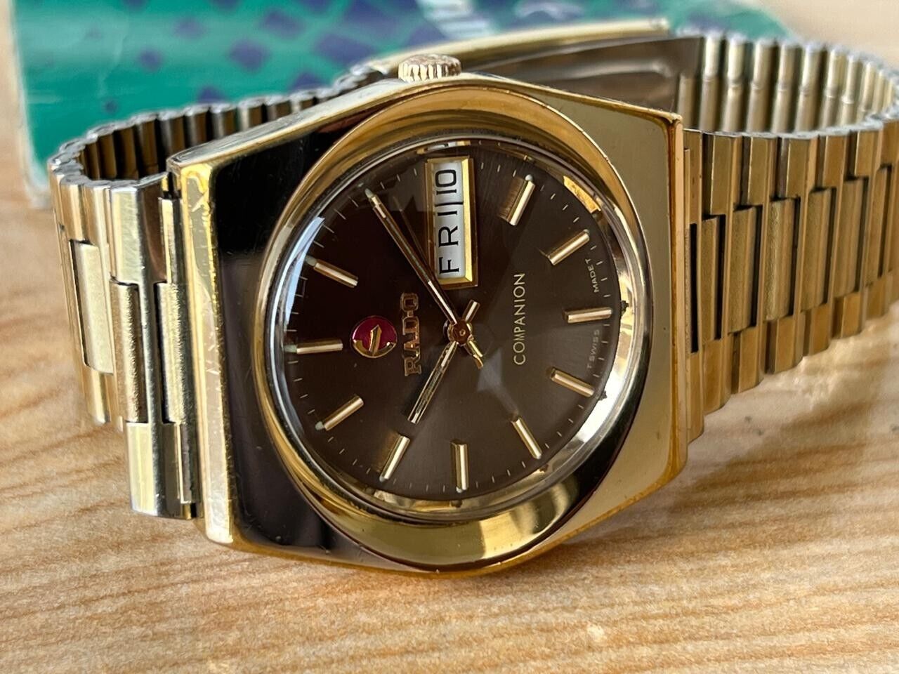 Vintage Rado Companion 37mm Automatic Men's Watch, Swiss Made, Perfect + Papers