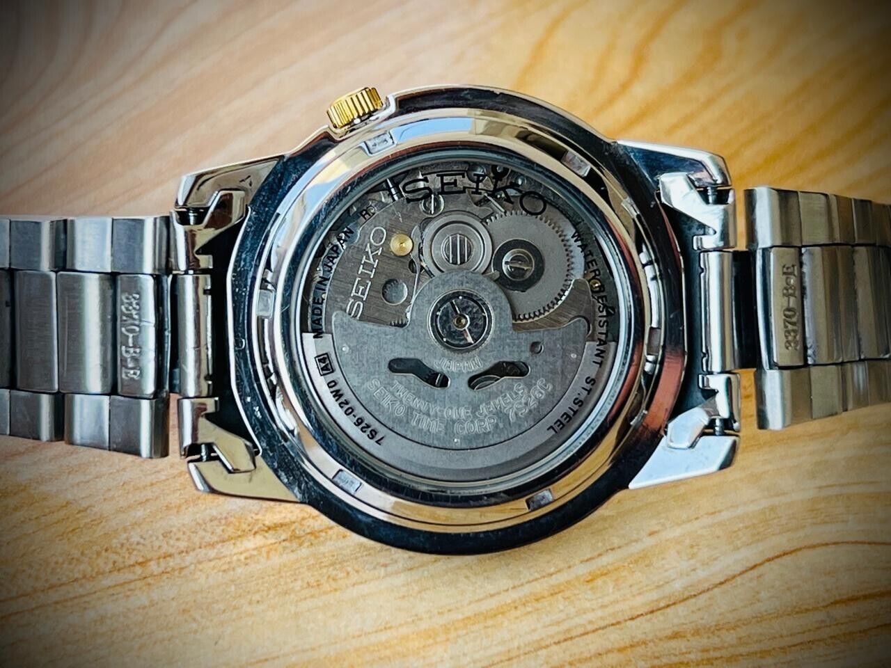 Seiko 5 Automatic 21 Jewels White Dial, 7S26-02W0 39mm Men’s Watch