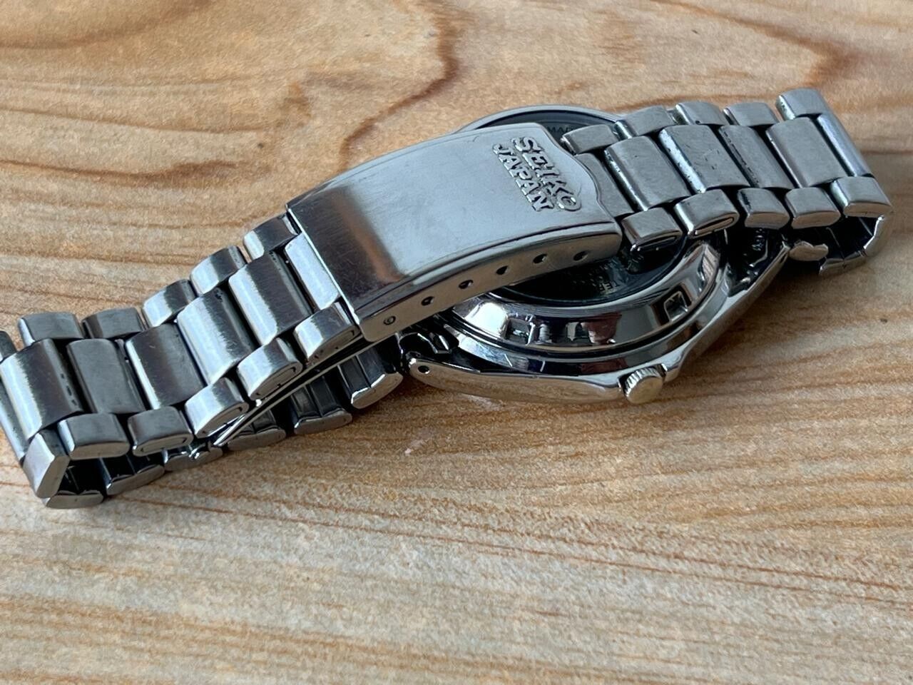 Seiko 5 Black Dial 7s26-0470 Automatic 21 Jewels 36mm Men’s Watch, Perfect