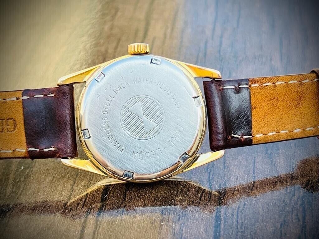 Vintage Favre Leuba Geneve Sea King Manual Wind Mens Watch 30mm