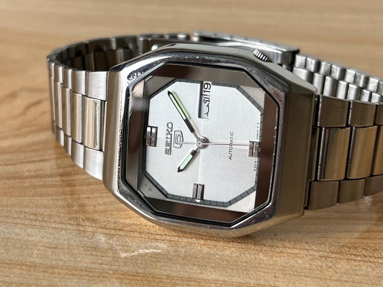 Vintage Seiko 5 Grey Dial 6309-559A Automatic 35mm Men’s Watch, Perfect