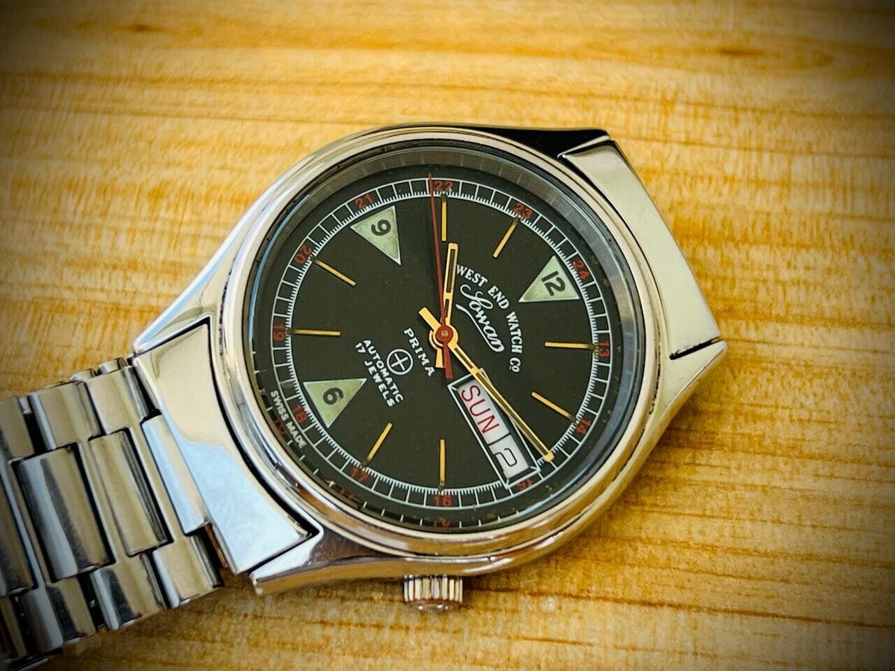 Vintage West End Special Dial 36mm Automatic Gents Watch Swiss Made