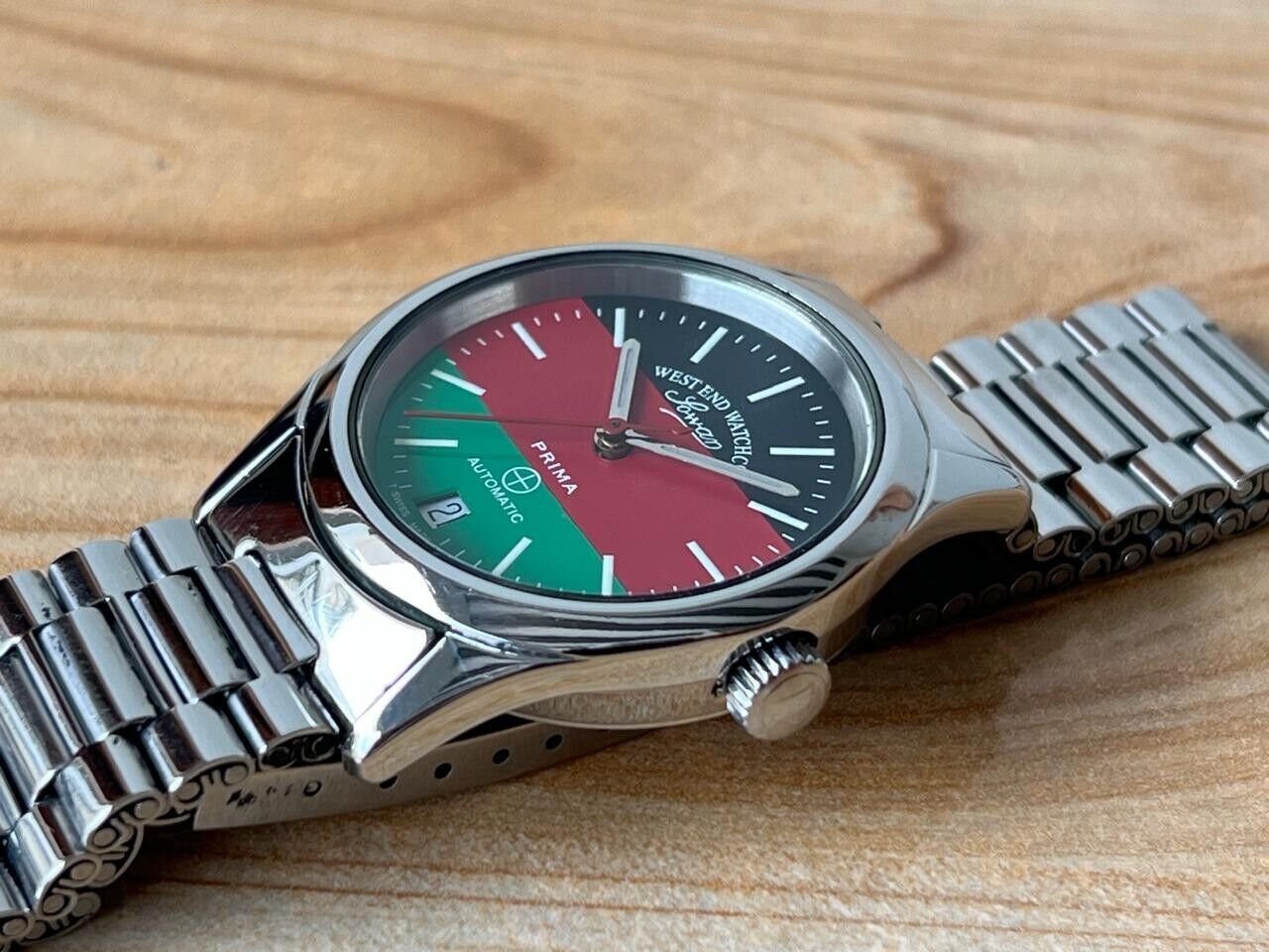 Vintage West End Co UAE Flag Dial 34mm Automatic Men’s Watch, Perfect