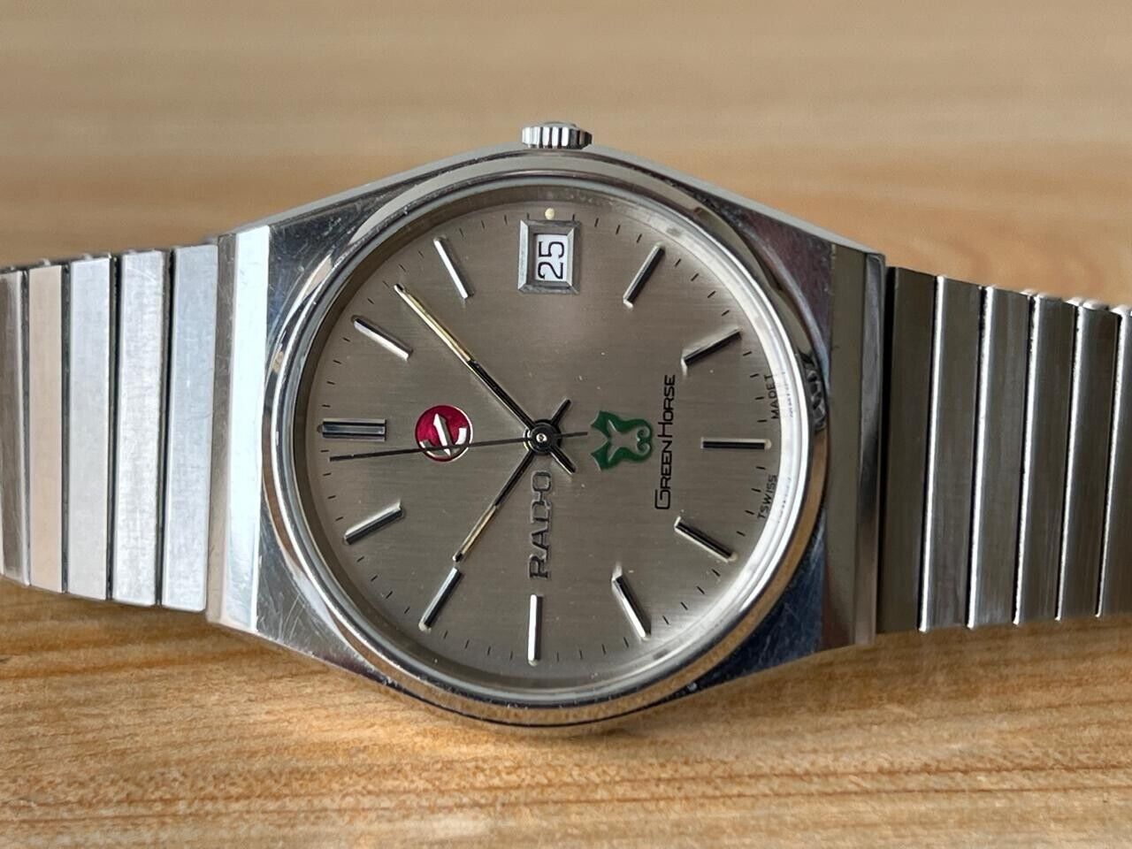 Vintage Rado Green Horse Automatic 34mm Men’s Watch, Perfect