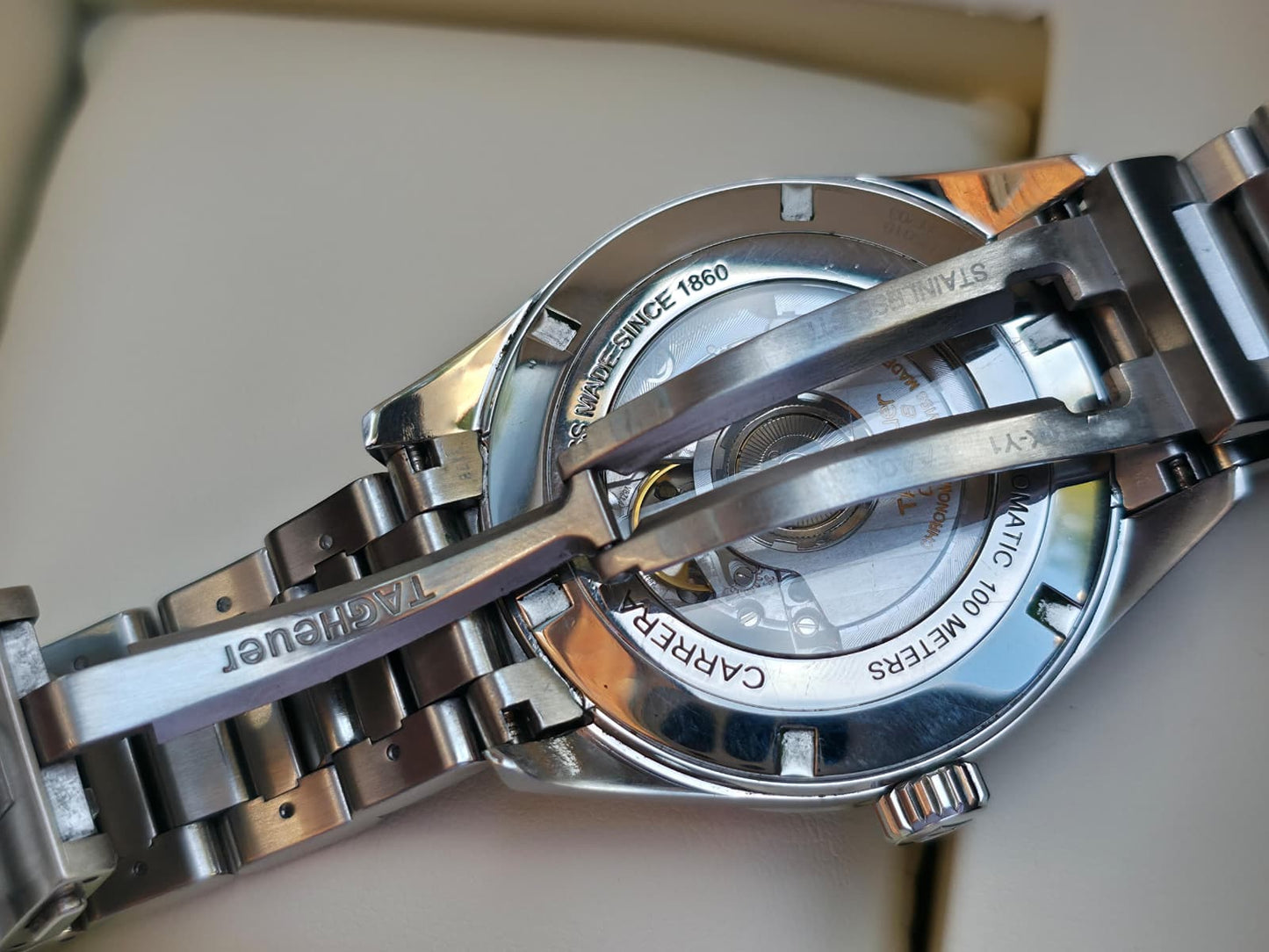 Tag Heuer Carrera Caliber 8 GMT WAR5010 Watch + Box Papers & Card 2014, Perfect