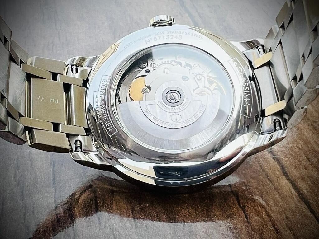 Baume & Mercier Classima Automatic Roman Silver Dial Steel Men's Watch 41mm - Grab A Watch Co