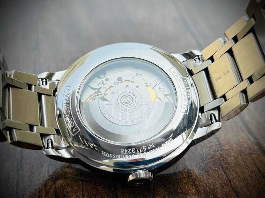 Baume & Mercier Classima Automatic Roman Silver Dial Steel Men's Watch 41mm - Grab A Watch Co