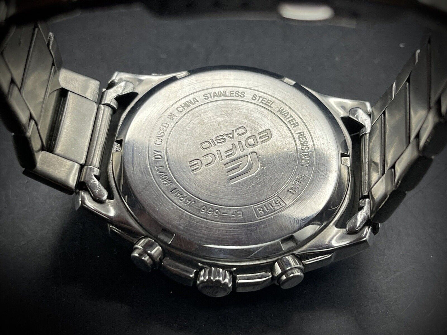 Beautiful Casio Edifice WR 100m Chronograph Gents Watch, Quartz, Beautiful Gift - Grab A Watch Co