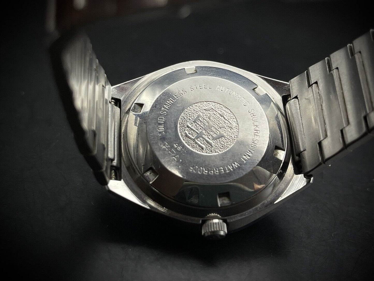 Beautiful Fuji 25 Jewels Blue Dial Automatic Mens Watch - Grab A Watch Co