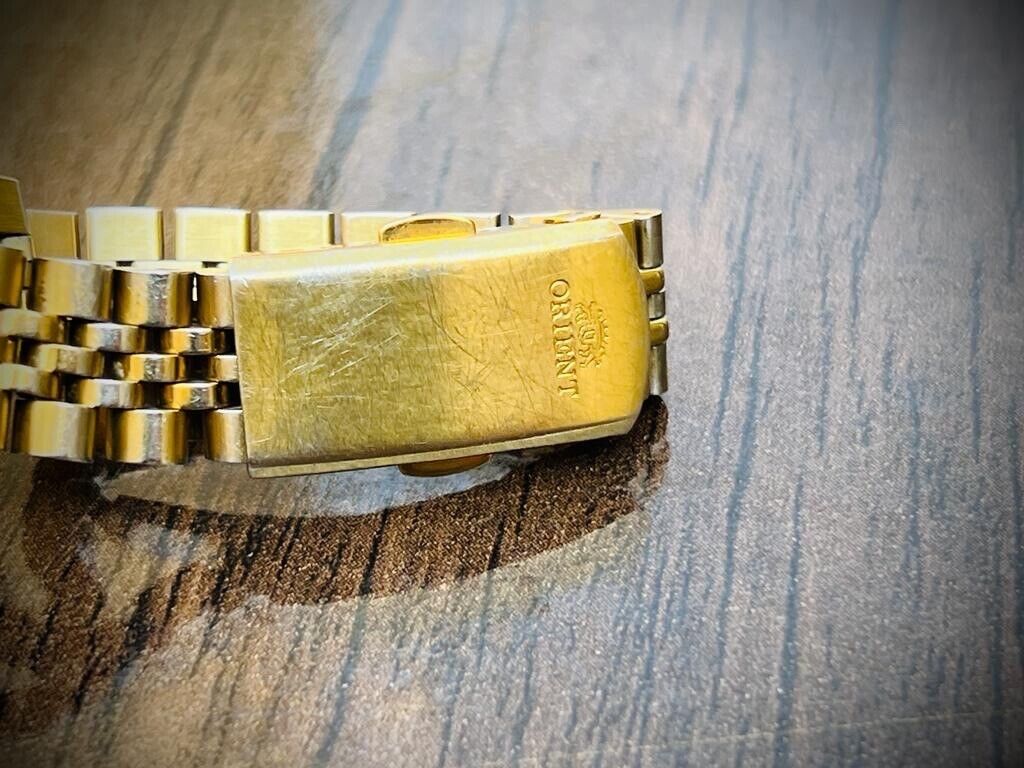 Beautiful Orient President Diamond Dial Automatic Ladies Watch 100m, Perfect - Grab A Watch Co