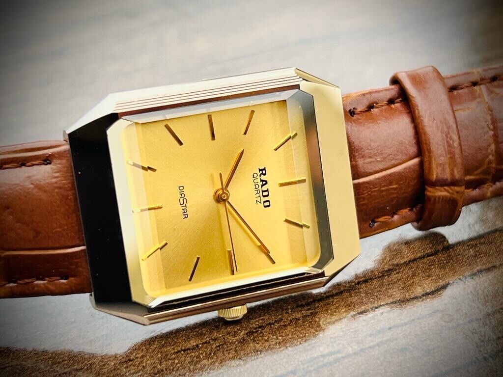 Beautiful Rado Diastar 27mm Sapphire Glass Slim Quartz Unisex Watch Swiss - Grab A Watch Co