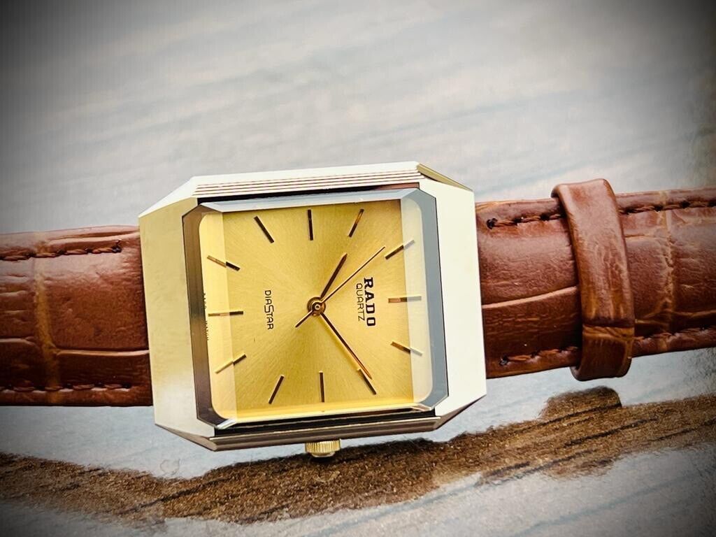Beautiful Rado Diastar 27mm Sapphire Glass Slim Quartz Unisex Watch Swiss - Grab A Watch Co