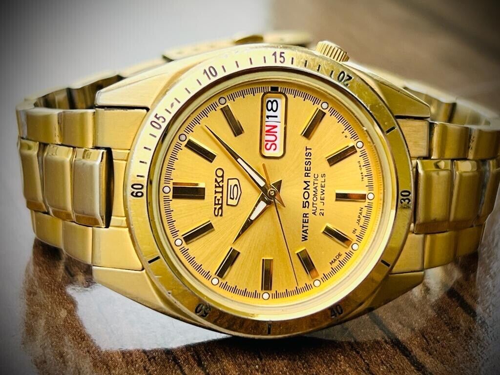 Beautiful Seiko 5 Automatic 50m 7S26-03C0 36mm Men’s Watch, Japan Made - Grab A Watch Co