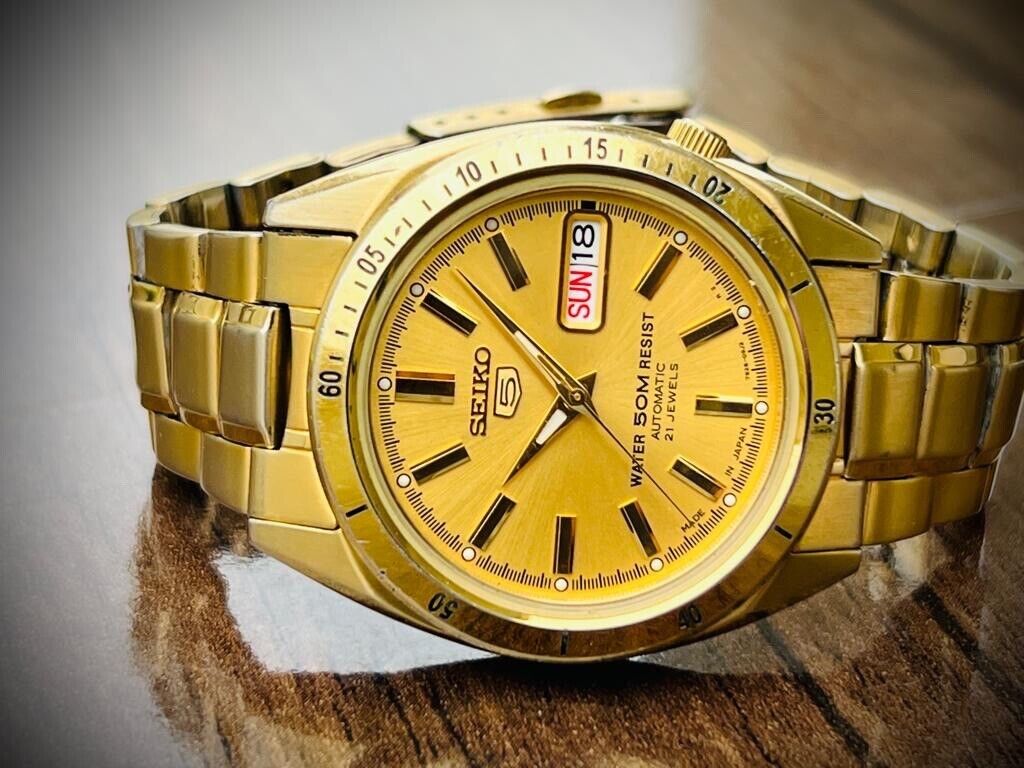 Beautiful Seiko 5 Automatic 50m 7S26-03C0 36mm Men’s Watch, Japan Made - Grab A Watch Co