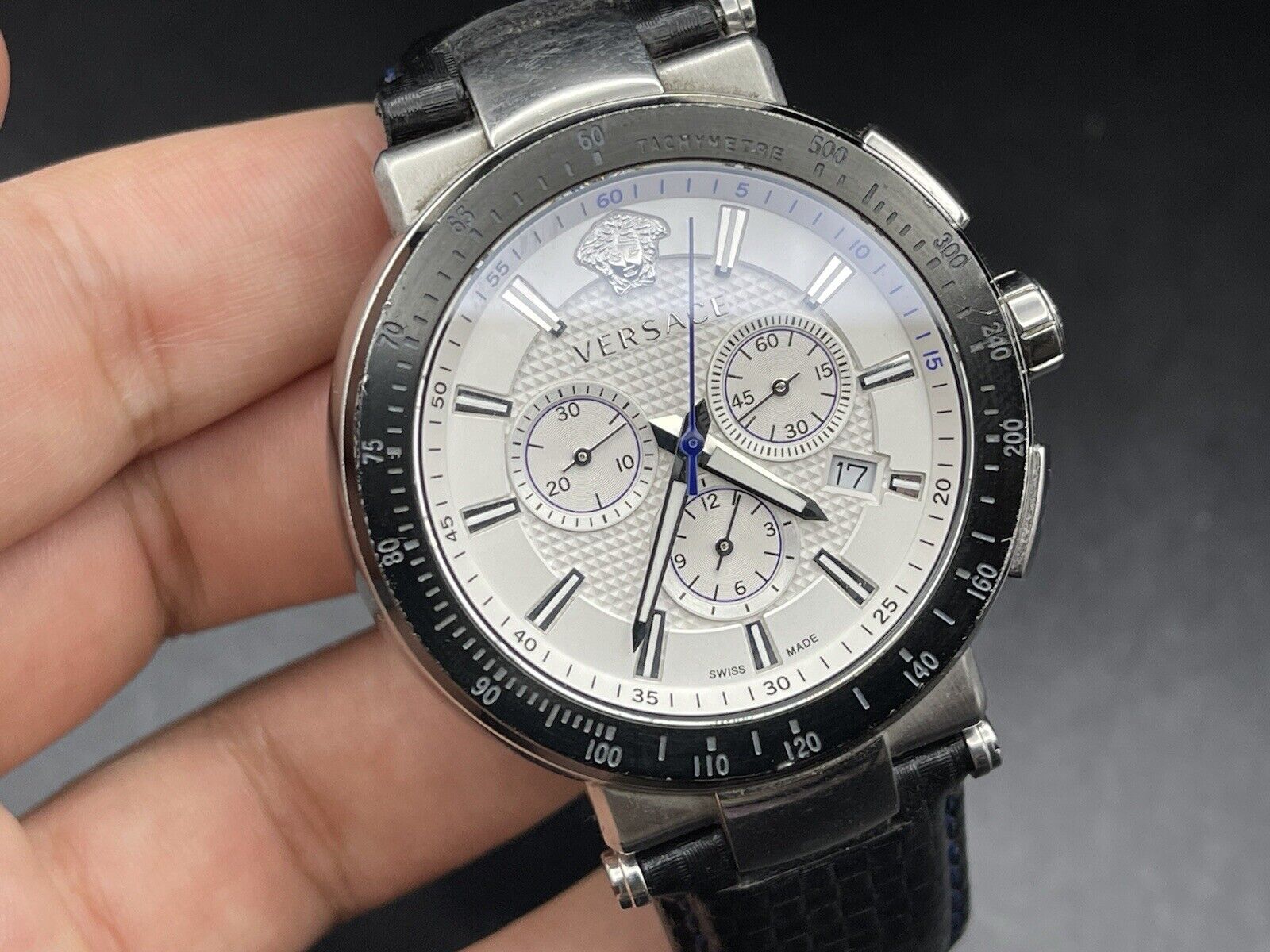Beautiful Versace Chronograph Gents Watch, Quartz, Beautiful gift watch - Grab A Watch Co