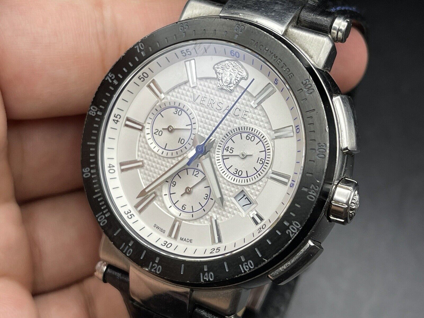 Beautiful Versace Chronograph Gents Watch, Quartz, Beautiful gift watch - Grab A Watch Co
