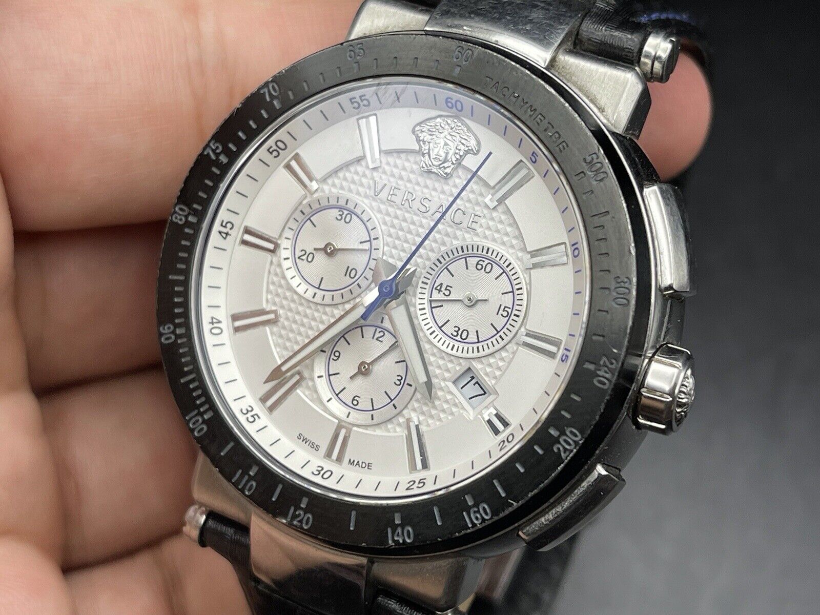 Beautiful Versace Chronograph Gents Watch, Quartz, Beautiful gift watch - Grab A Watch Co