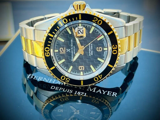 Bernhard H. Mayer 500m Divers Automatic Gents Watch, Perfect Box & Papers - Grab A Watch Co