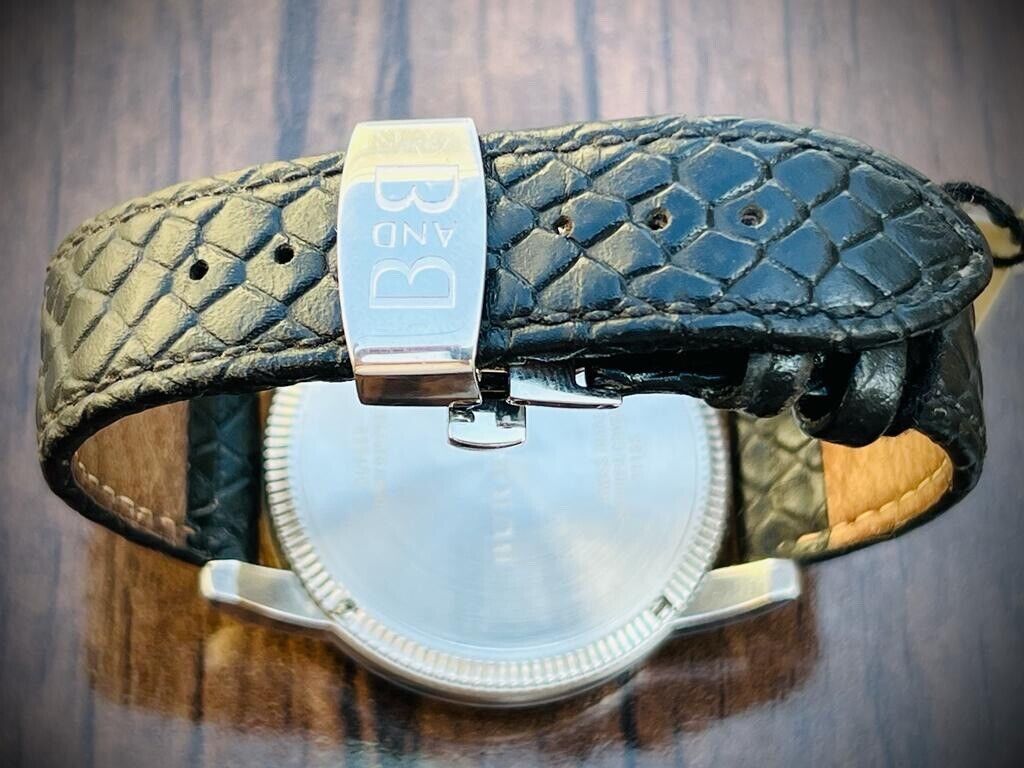 Burberry GMT Black Dial 100m Quartz 42mm Mens Watch, BU7854 Swiss Box&Papers - Grab A Watch Co
