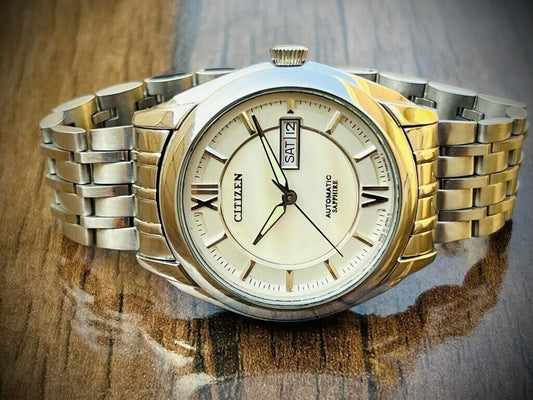 Citizen Automatic Sapphire MOP dial 40mm Gents Watch, Japan Made Ref: 890167 - Grab A Watch Co