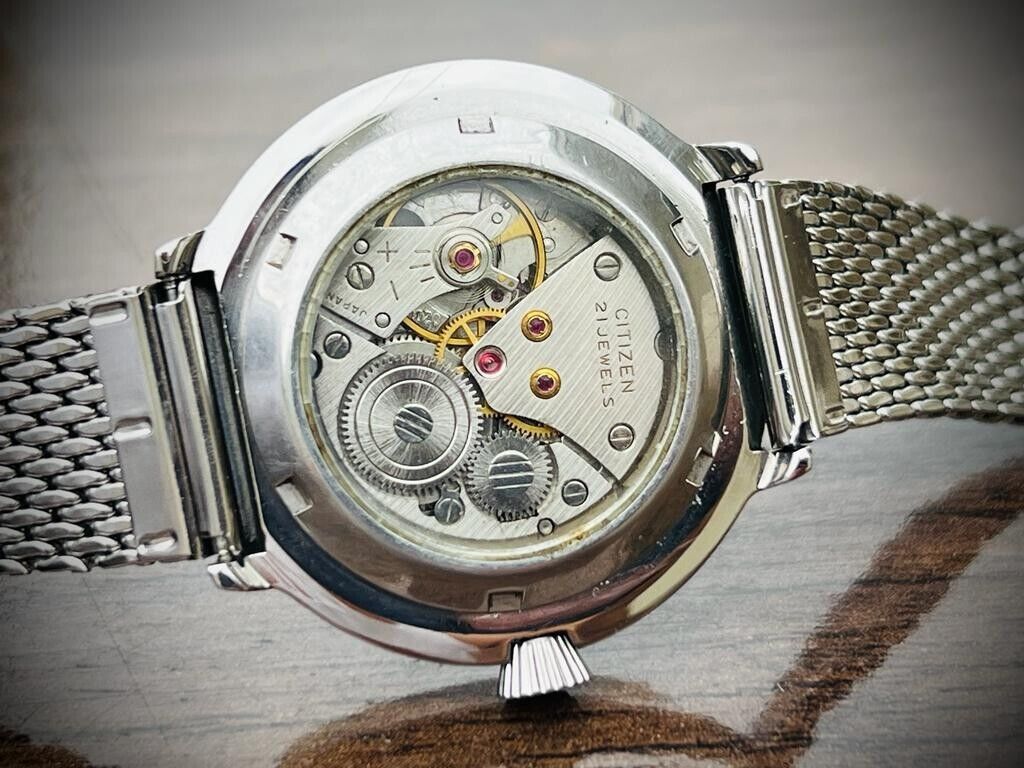 Citizen New Master Automatic Rare Green Dial 21 Jewels 40mm Made in Japan - Grab A Watch Co