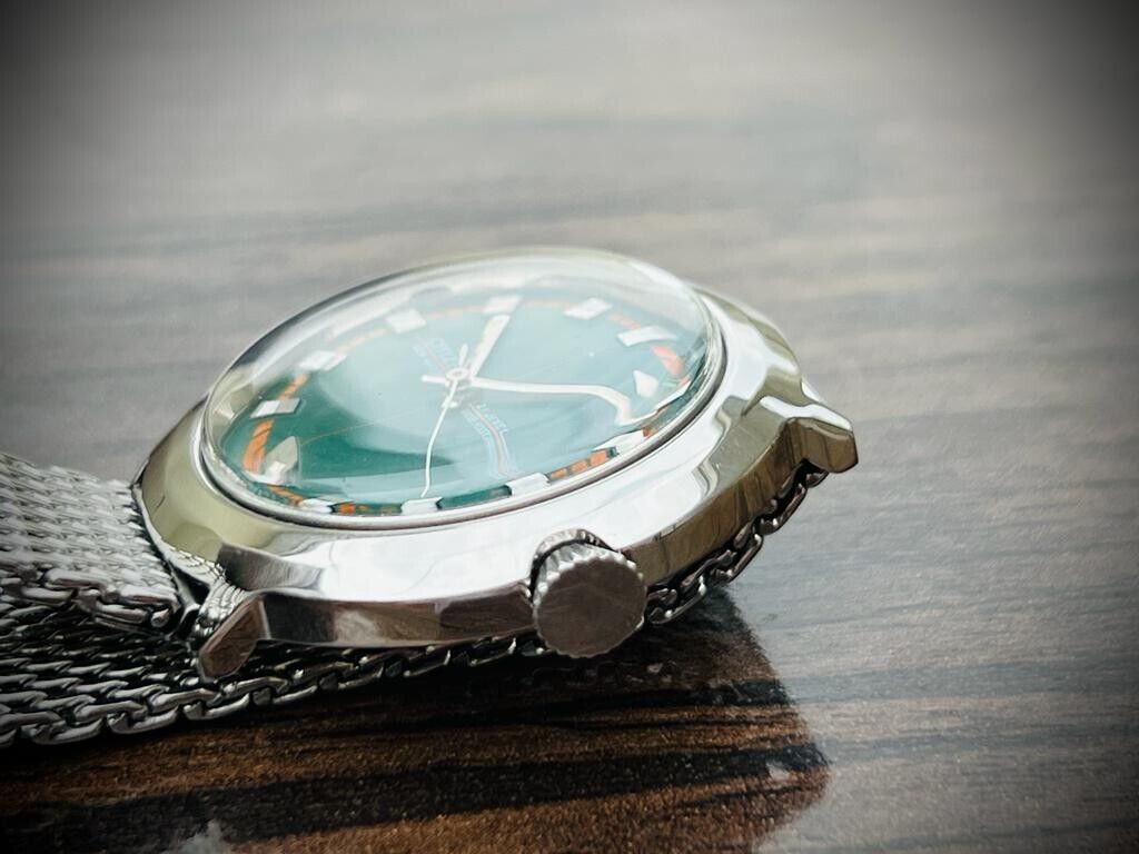 Citizen New Master Automatic Rare Green Dial 21 Jewels 40mm Made in Japan - Grab A Watch Co