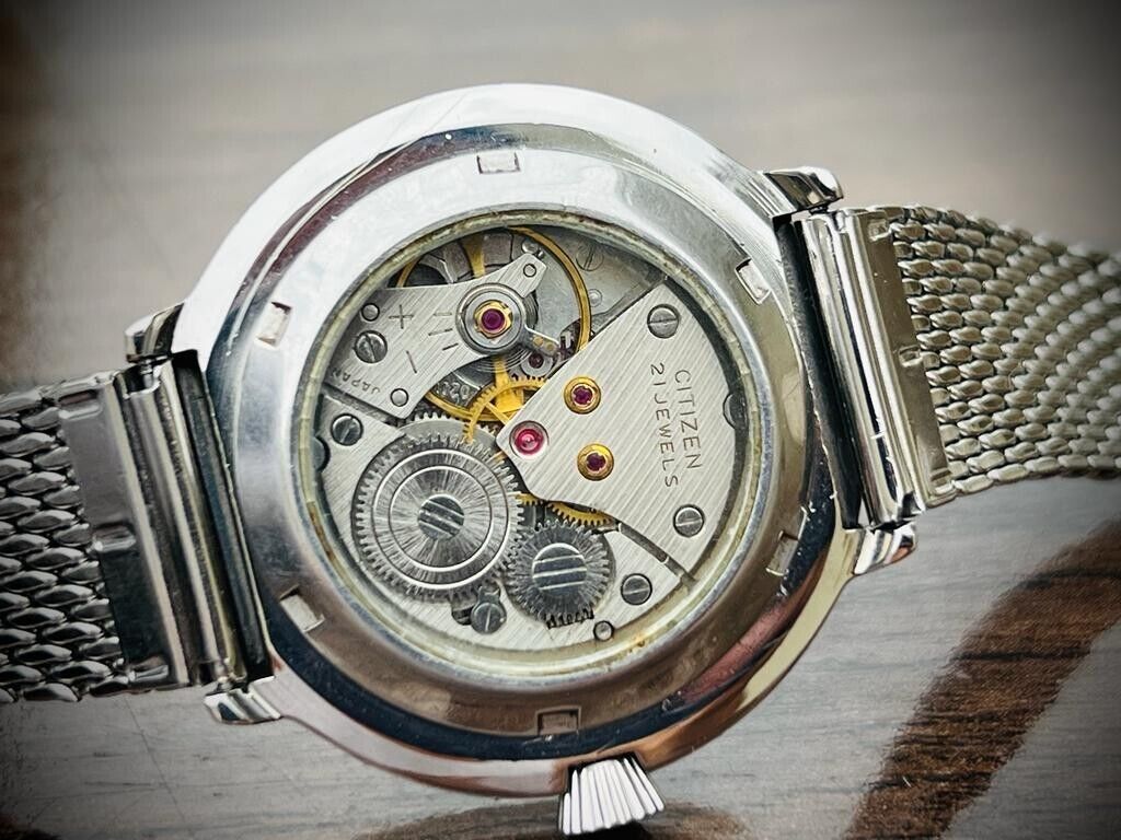 Citizen New Master Automatic Rare Green Dial 21 Jewels 40mm Made in Japan - Grab A Watch Co