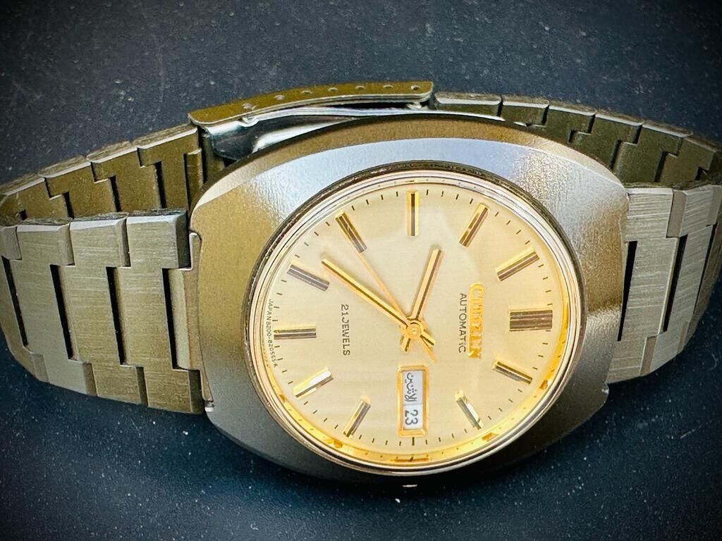 Citizen NOS 21 Jewels Rare Automatic Ref:510751 Titanium Case 36mm, Japan Made - Grab A Watch Co