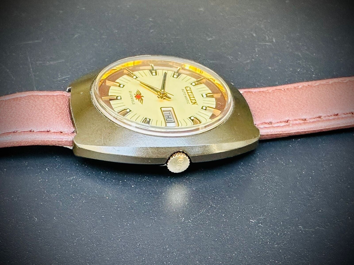Citizen NOS Automatic 2/Tone Dial 21 Jewels 36mm Made in Japan Ref: 51-0751 - Grab A Watch Co