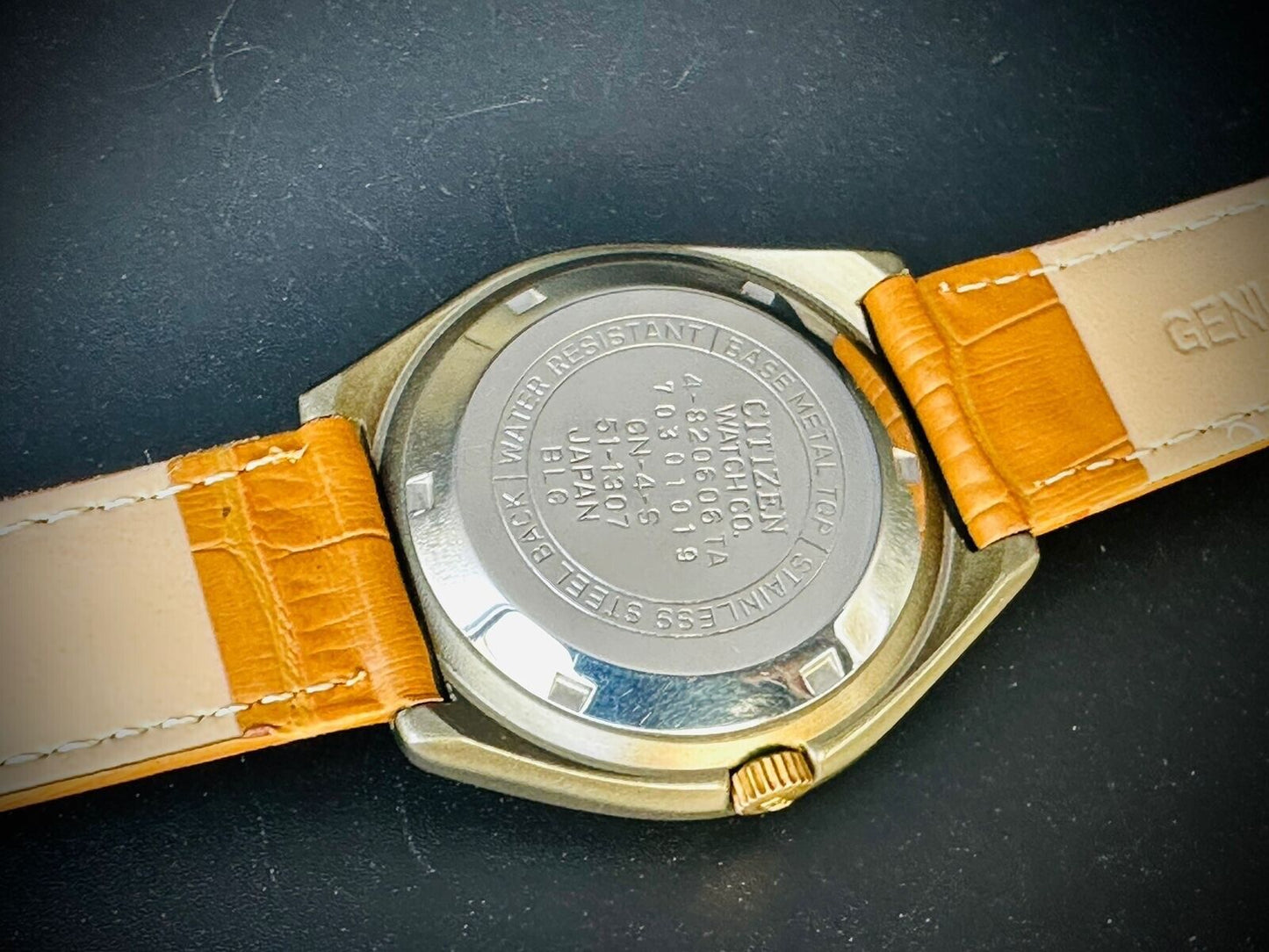 Citizen NOS Automatic Gold Dial 21 Jewels 36mm Made in Japan Ref: 51-1307 - Grab A Watch Co