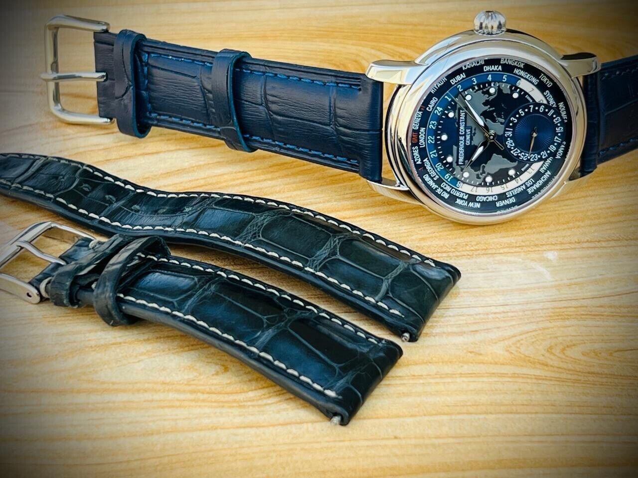 Frederique Constant Classic Worldtimer Automatic Men's Watch FC-718NWM4H6 UK - Grab A Watch Co