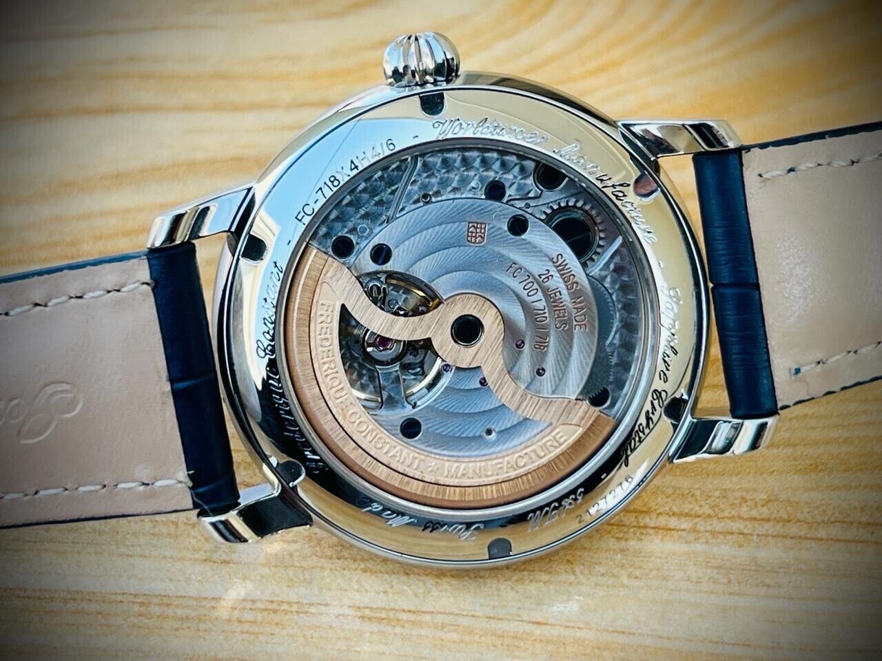 Frederique Constant Classic Worldtimer Automatic Men's Watch FC-718NWM4H6 UK - Grab A Watch Co