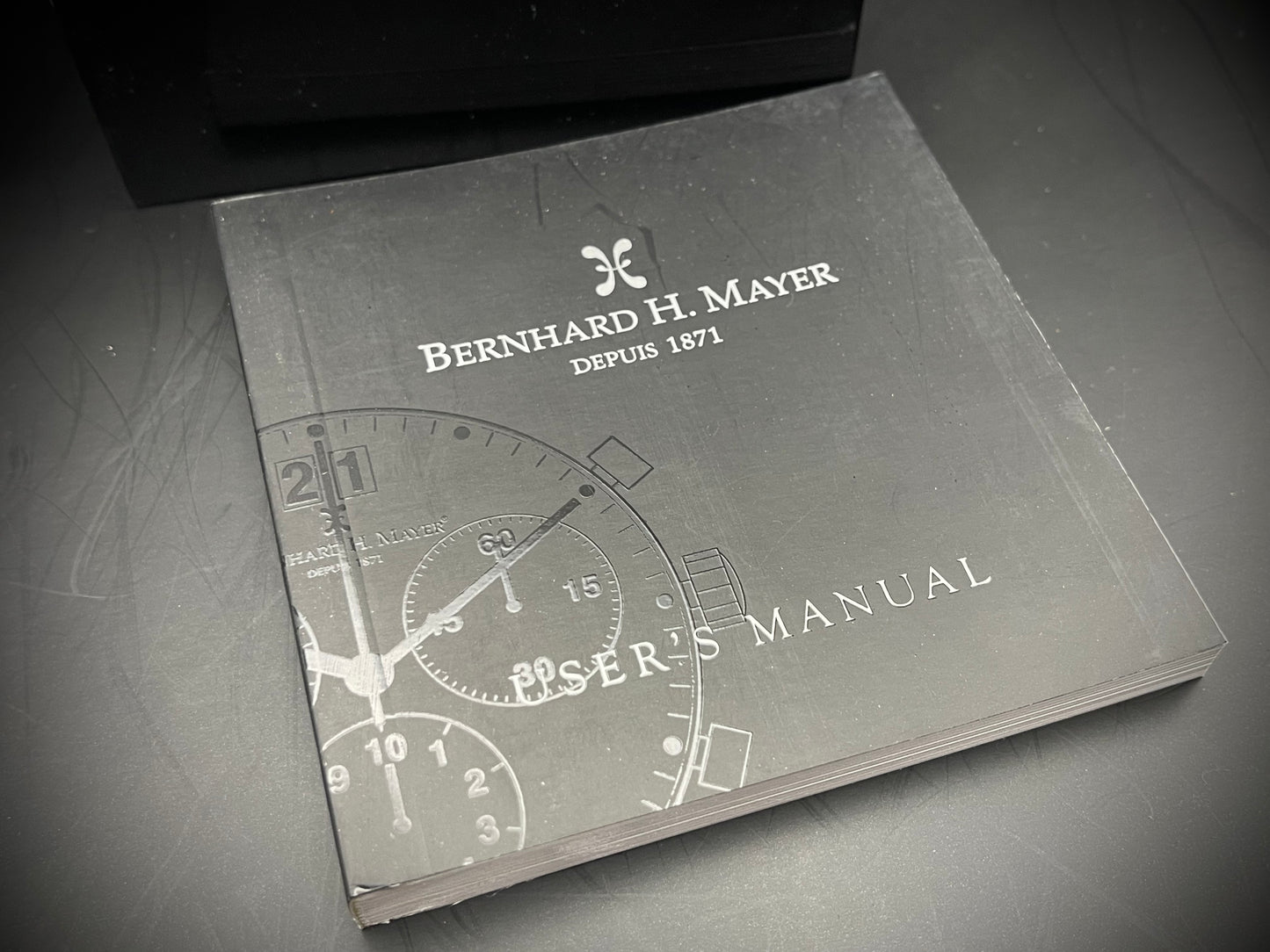 Bernhard H. Mayer Estelle Mother Of Pearl Diamond Dial Unisex Watch 37mm with box & papers