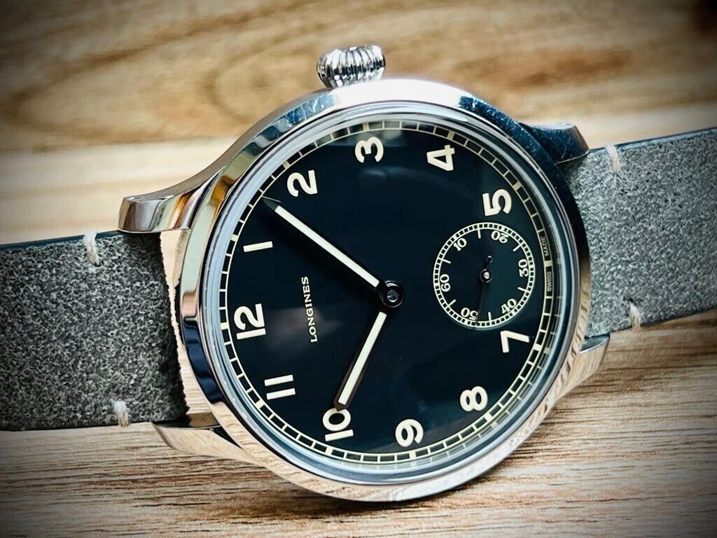 LONGINES Heritage Military L2.826.4.53.2 Men's Limited Edition With Box & Papers - Grab A Watch Co