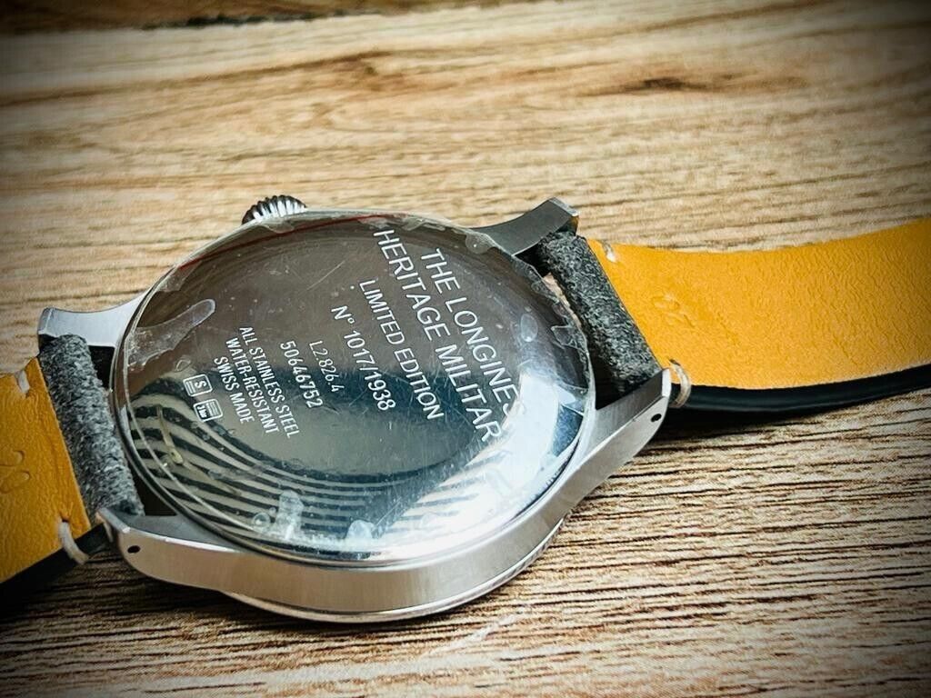 LONGINES Heritage Military L2.826.4.53.2 Men's Limited Edition With Box & Papers - Grab A Watch Co