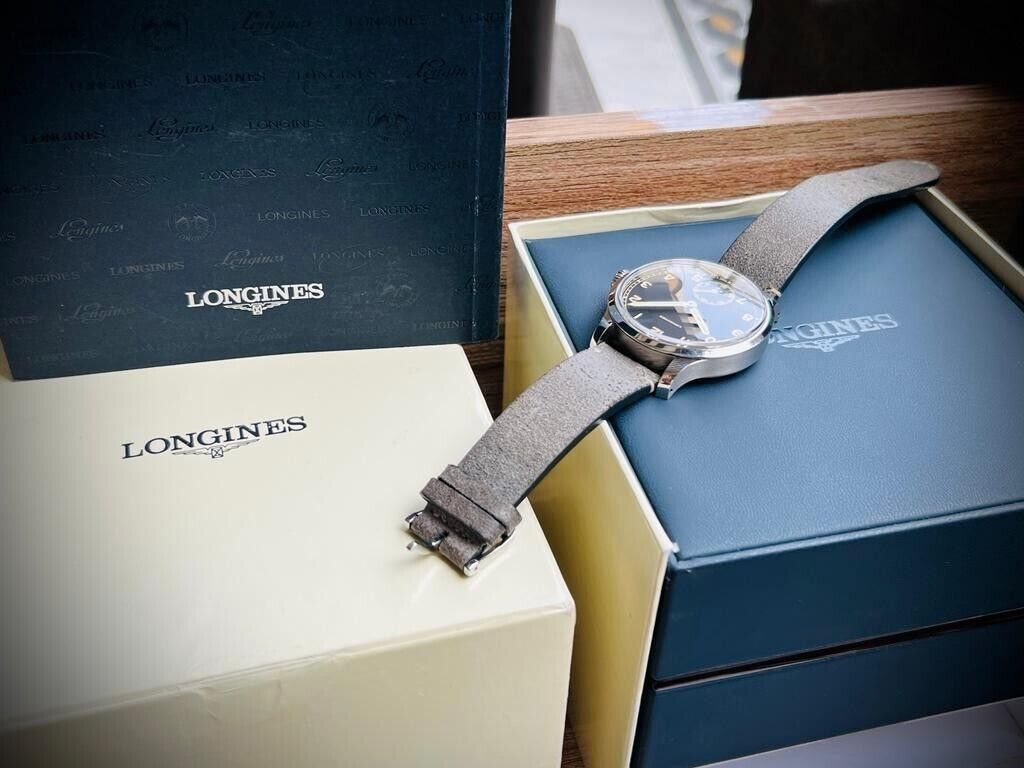 LONGINES Heritage Military L2.826.4.53.2 Men's Limited Edition With Box & Papers - Grab A Watch Co