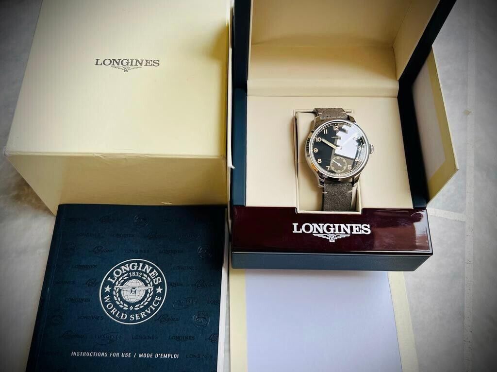 LONGINES Heritage Military L2.826.4.53.2 Men's Limited Edition With Box & Papers - Grab A Watch Co