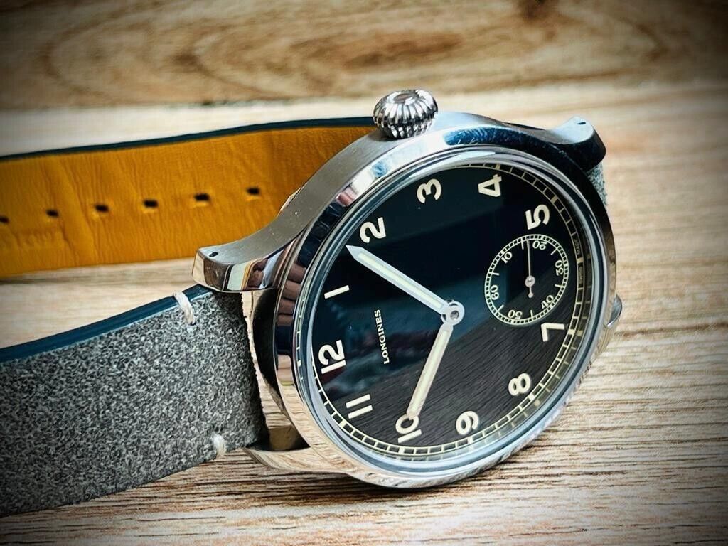LONGINES Heritage Military L2.826.4.53.2 Men's Limited Edition With Box & Papers - Grab A Watch Co