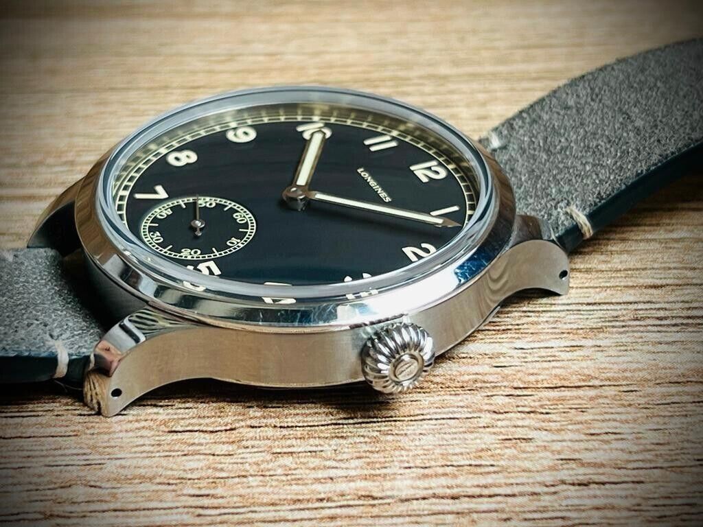 LONGINES Heritage Military L2.826.4.53.2 Men's Limited Edition With Box & Papers - Grab A Watch Co